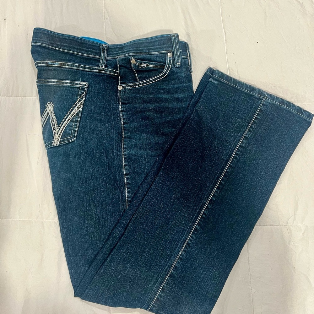 Wrangler Women's Dark Blue Boot Cut Jeans